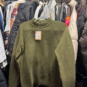Royal Robbins Forest Green Knit Pullover